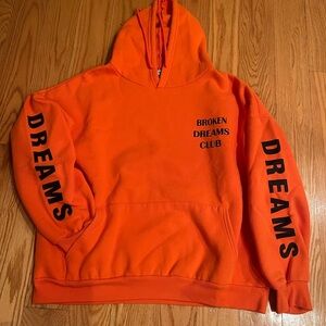 Adika Bright Orange Hoodie